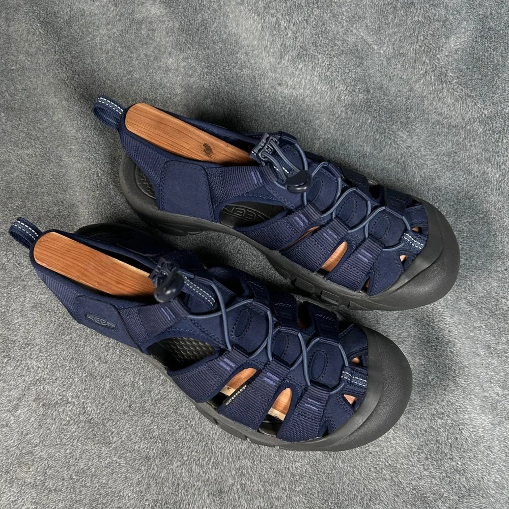 Keen Newport H2 Sandals Hiking Navy Blue Waterproof Wate Mens 11.5 1028517